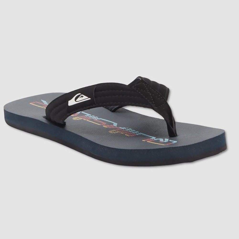 Quiksilver‎ Foundation Sandals / Flip-Flops - NWT Mens 13 Blue / Blk - #49637-L3